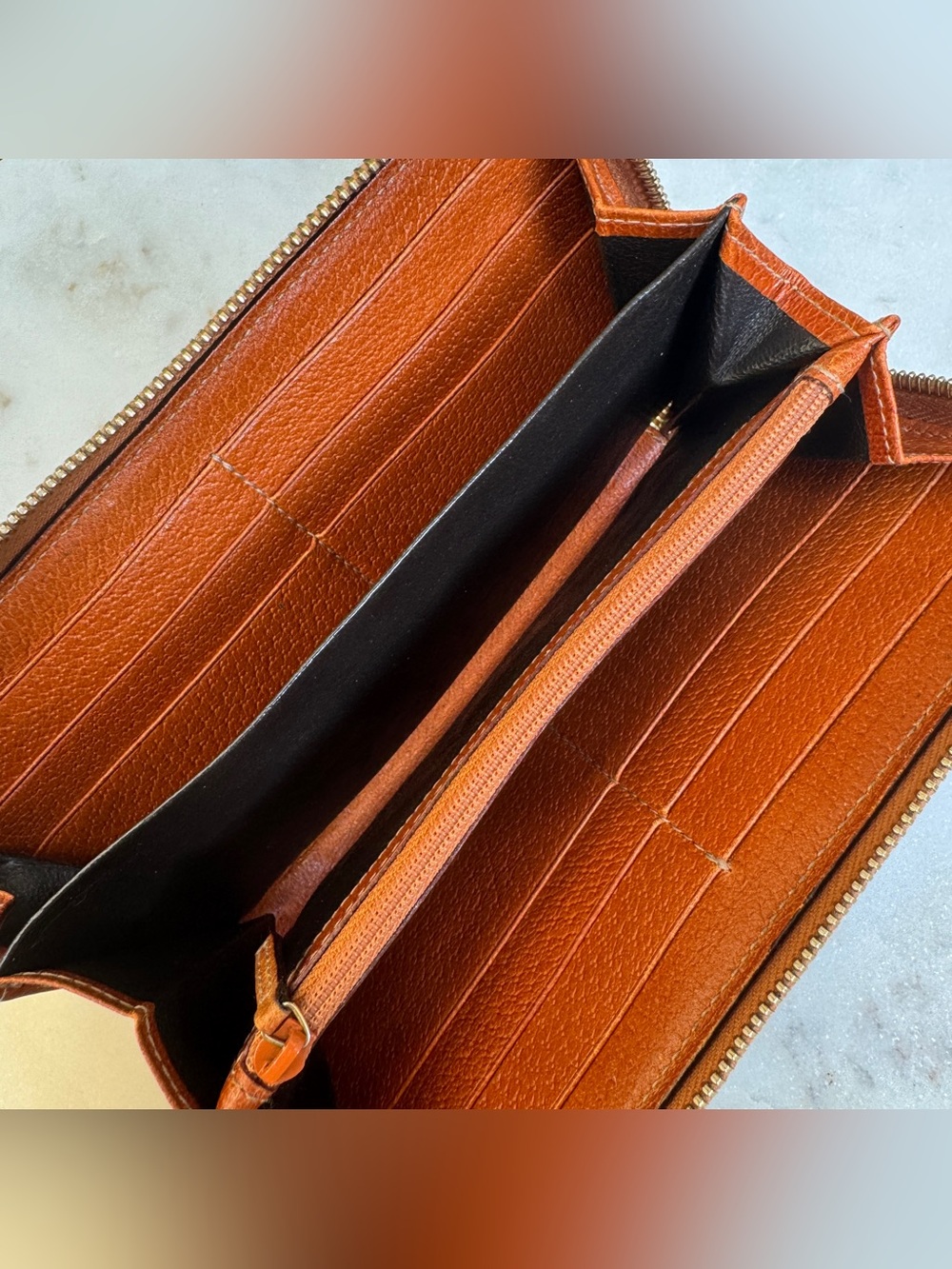 SOLD Gucci GG Canvas Long Zippy Wallet - Picture 15 of 15
